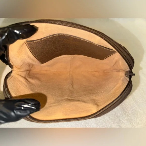 Gucci Vintage Shoulder Bag Sherry Line GG Leather PVC and Leather… - Picture 8 of 15